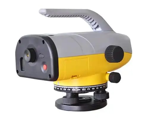 How to set out a right angle using a single-beam laser level.